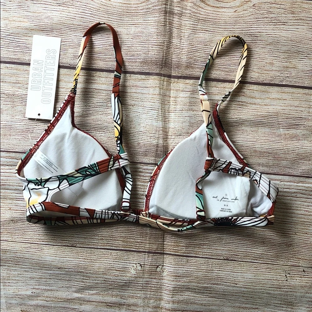 Urban‎ Outfitters Multicolor Floral Bikini Top